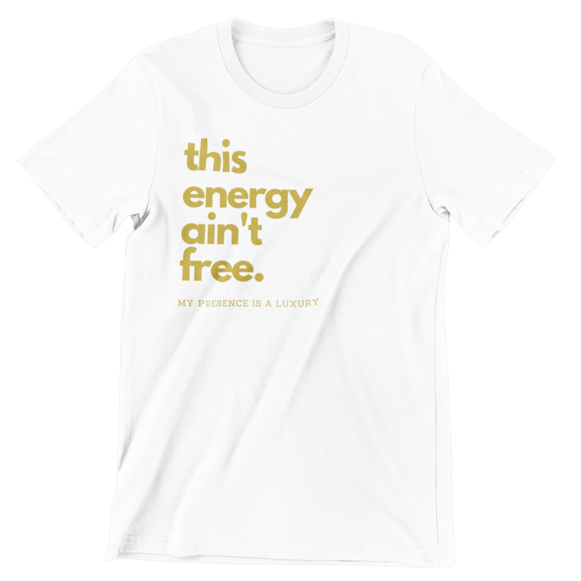 Yatir Clothing – wholesale Screen printed t-shirt – Women′s – Energy Tee - Foil Print1