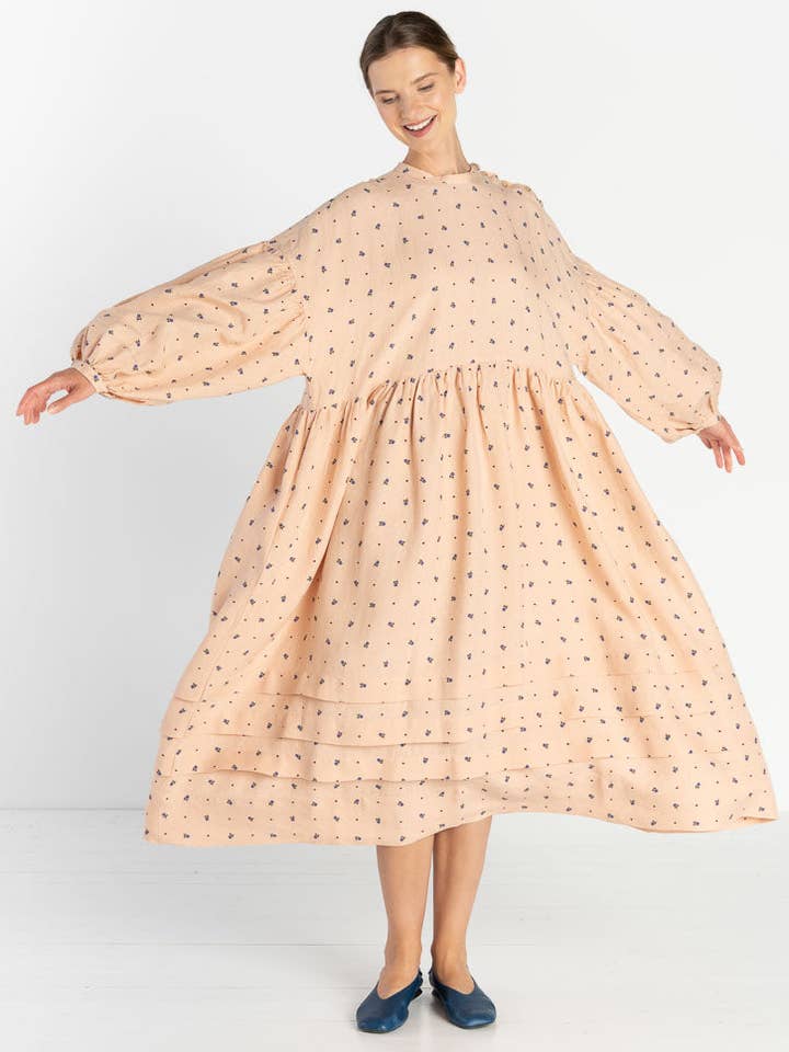 Forget Me Not Gale – Oversized Linen Dress for wholesale on Faire7