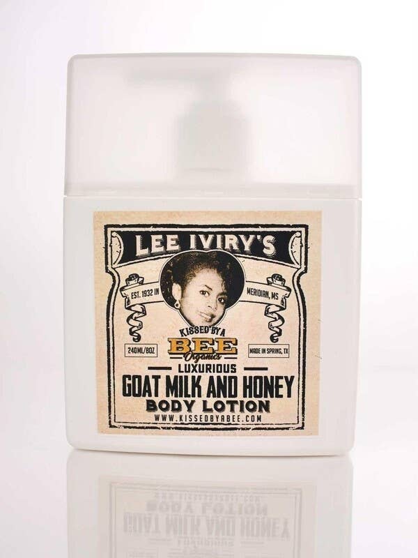 Lotion pour le corps au lait de chèvre et au miel Lee Iviry's (8 oz) pour la vente par Kissed By A Bee Organics