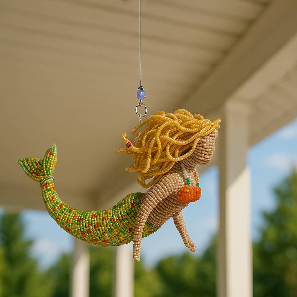 Beadworx By Extol Accessories Ltd. - Wholesale Sculpture - Mermaid, Blonde  Set of 23