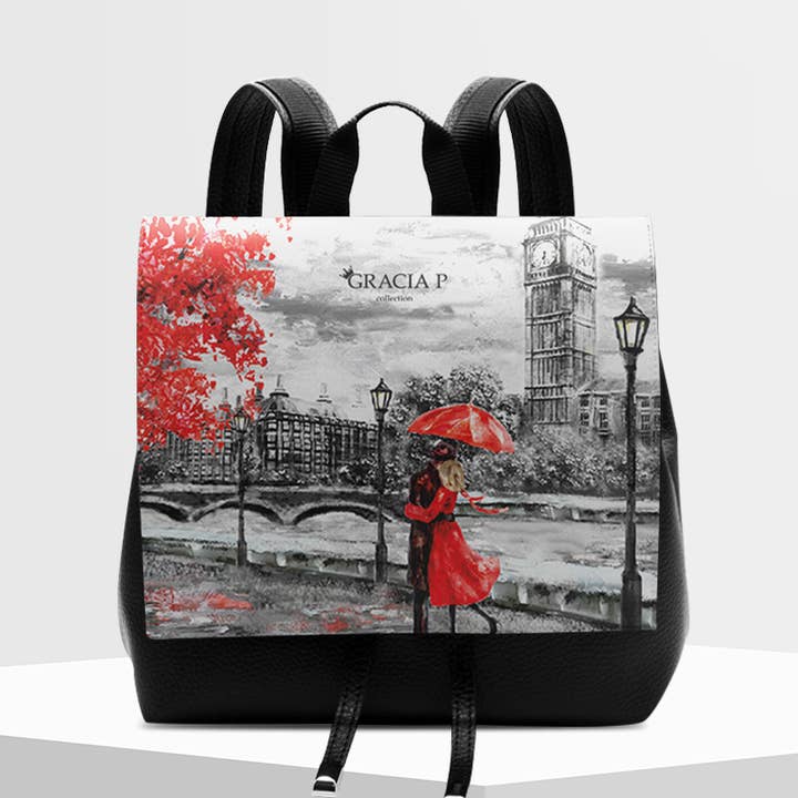 Molly by Gracia P - Sac à dos italien - Vintage London pour la vente par GLOBALSHOP SRL