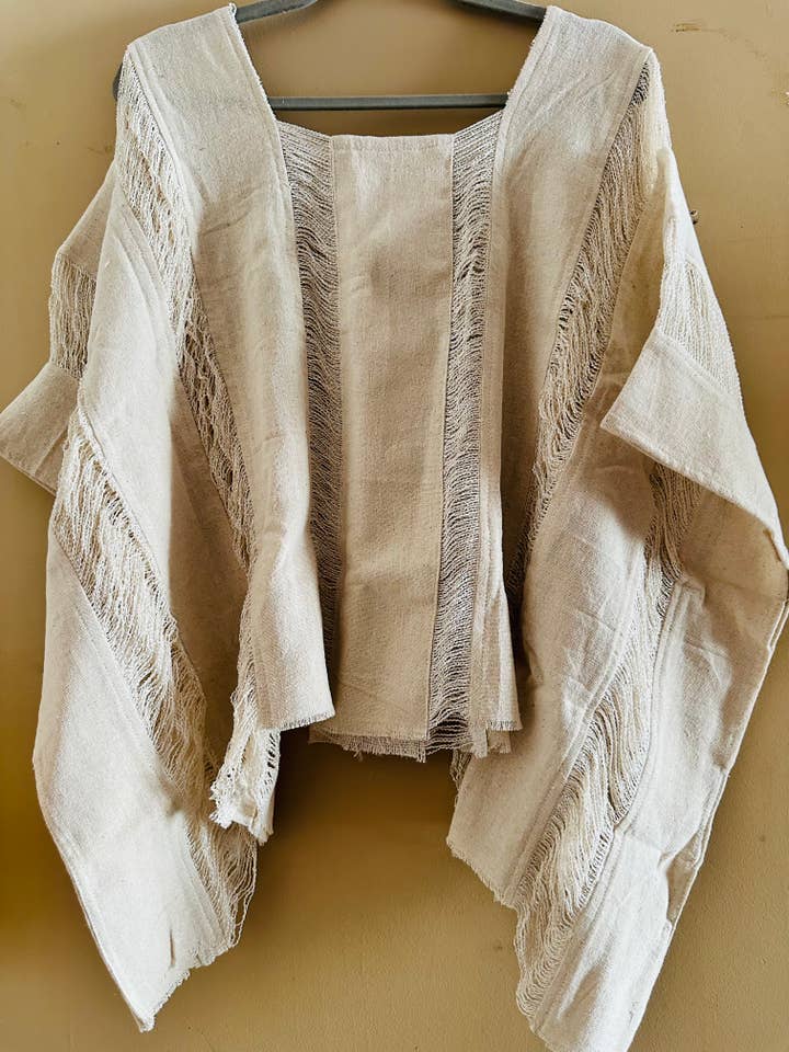 DesignsNYC - Wholesale Blouse - Women's - Handmade and hand crafted one size top, Latte