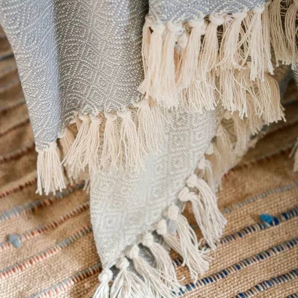 Chicoração - Wholesale Throw Blanket - Cotton Blanket | Bicolor Diamond - more colors1