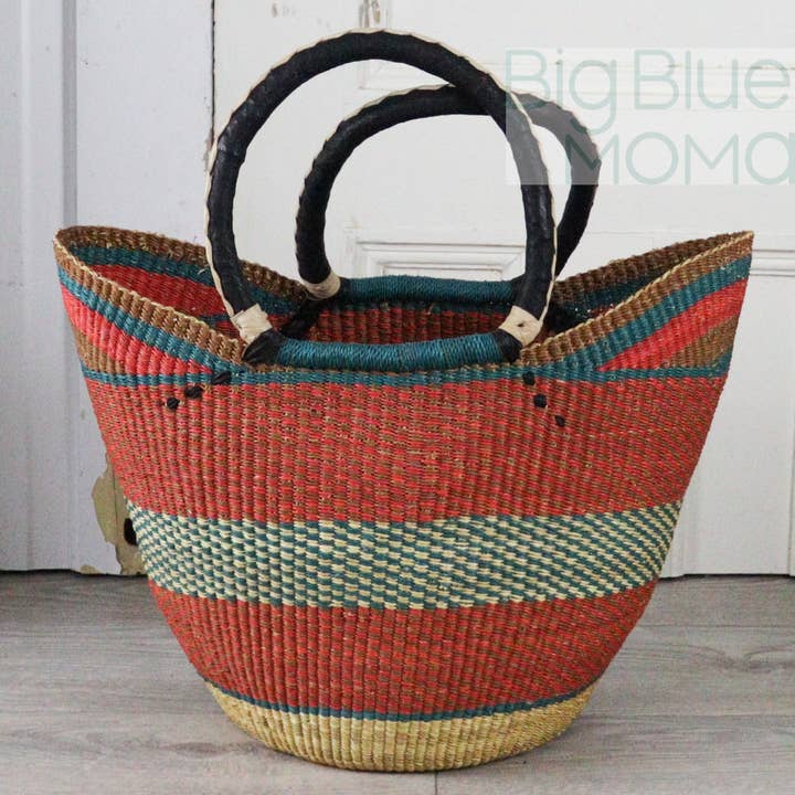 Big Blue Moma - Wholesale Grocery/Shopping Bag - U Shopper Large - Traditional Palette43