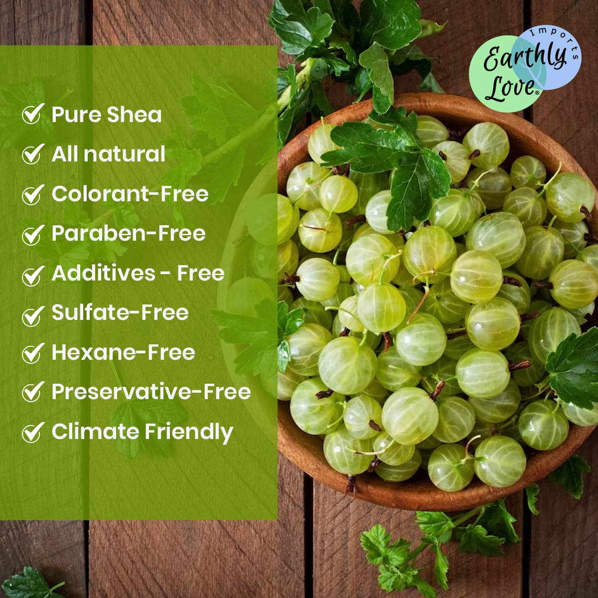 Earthly Love Imports - Venta al por mayor Aceites de baño/corporales - Aceite de amla Shea Fusion4