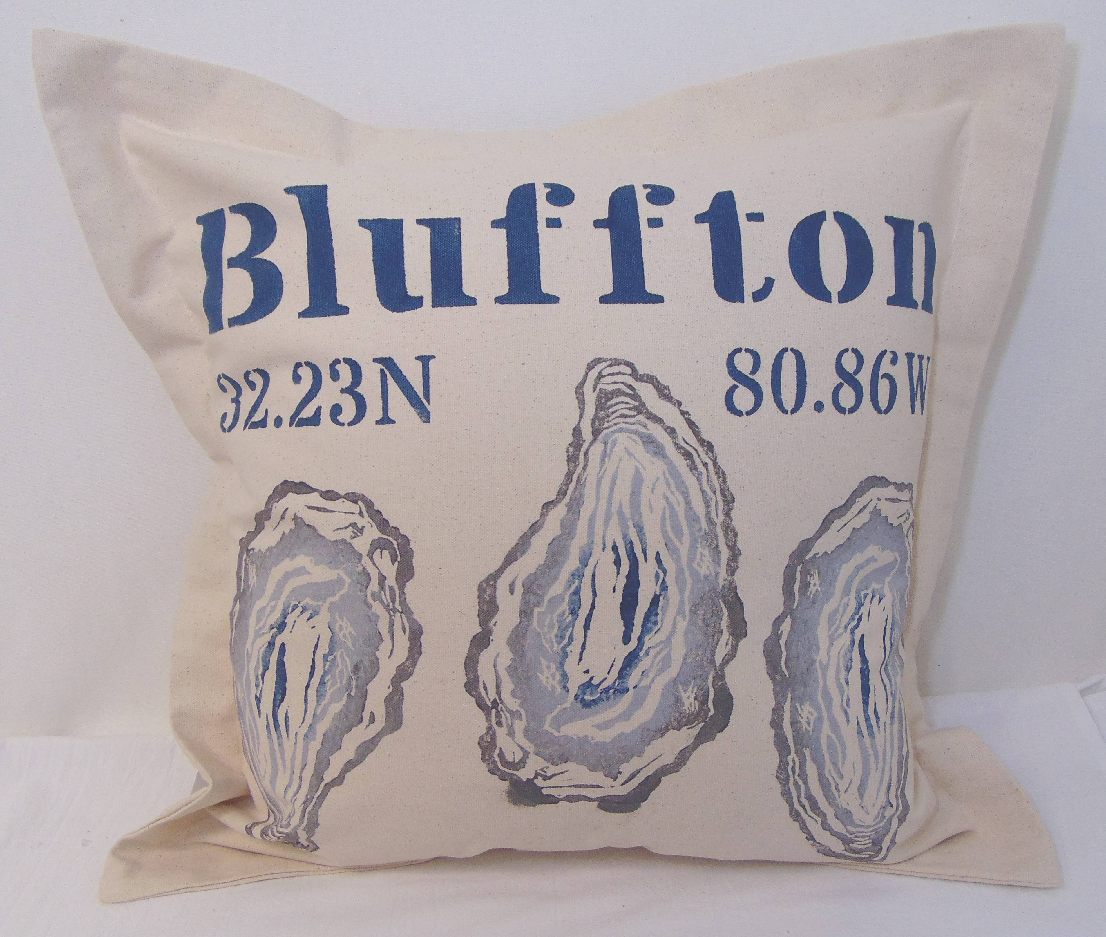 Lowcountry Linens - Wholesale Throw Pillow Cover - Custom Coordinates Heavy Natural Canvas Square Pillow COVER6