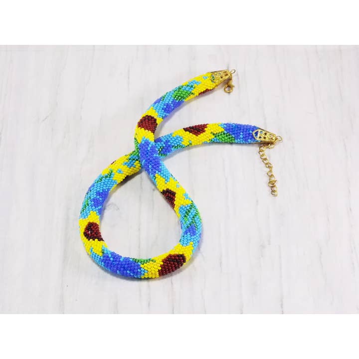 Ninolia – Großhandel Perlenkette – Sonnenblume Halskette Ostergeschenk für Mama Sonnenblume Perlen Herbst Herbst Schmuck Große Natur Blume Sonnenblume Hochzeit Frauen Schmuck Handarbeit1