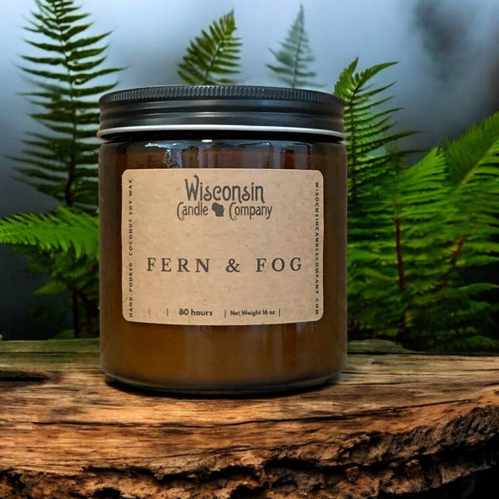 Wisconsin Candle Company - Wholesale Jar/Filled Candle - Fern & Fog