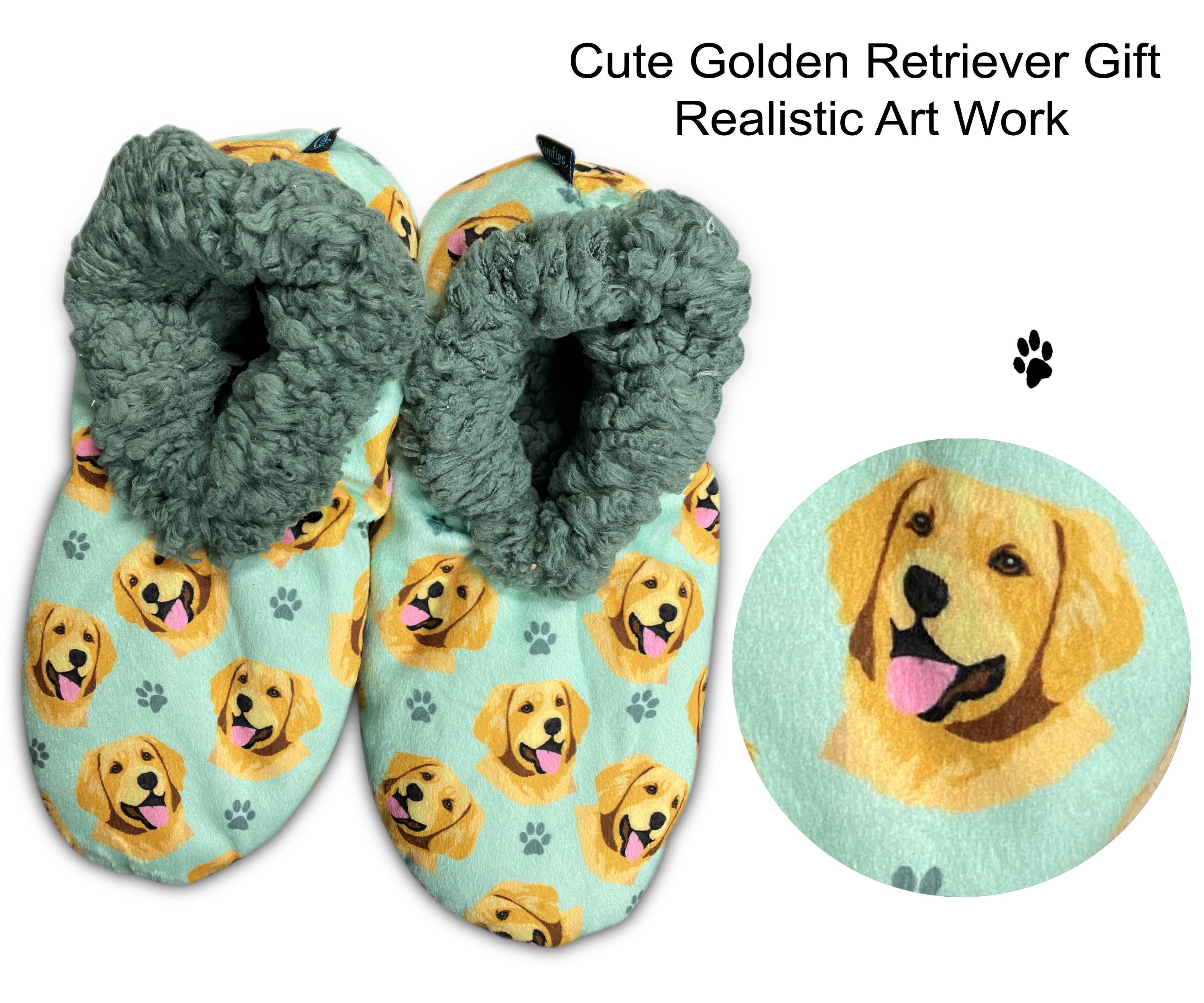 E&S Pets - Wholesale Slippers - Women's - Golden Retriever Slippers2