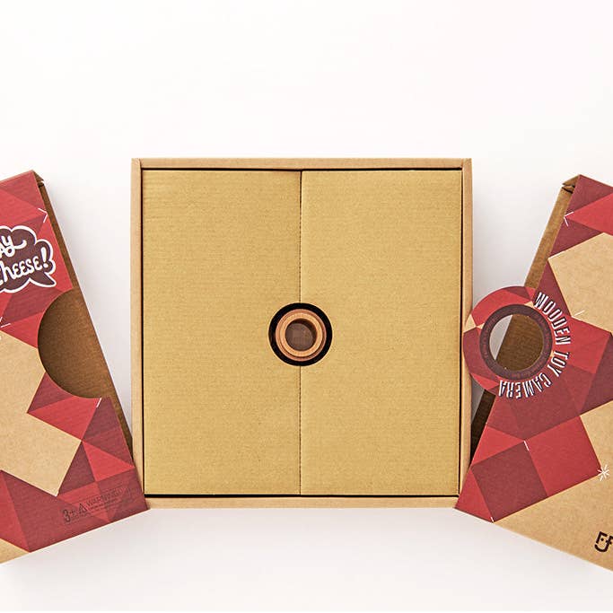 Father's Factory - Wholesale Wood toy – Child - Twinkle Wooden Toy Camera Expert Set - Walnut ($168 Value)3