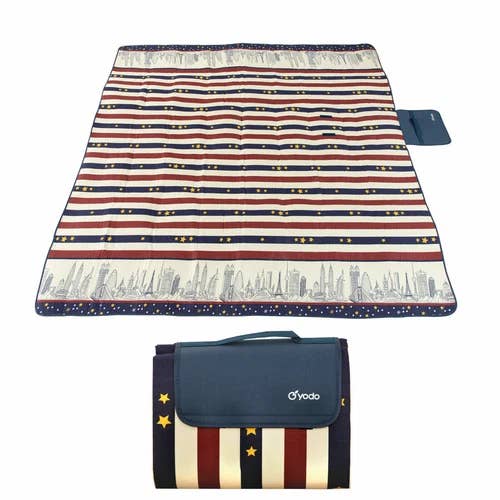 79"X79"Foldable Extra Large Waterproof Picnic Blanket Mat for wholesale by Ray Star