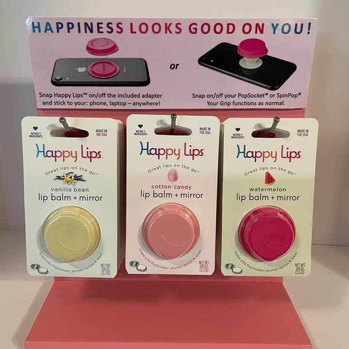 Happy Lips - Wholesale Phone Grip - Happy Lips -Point of Purchase Display