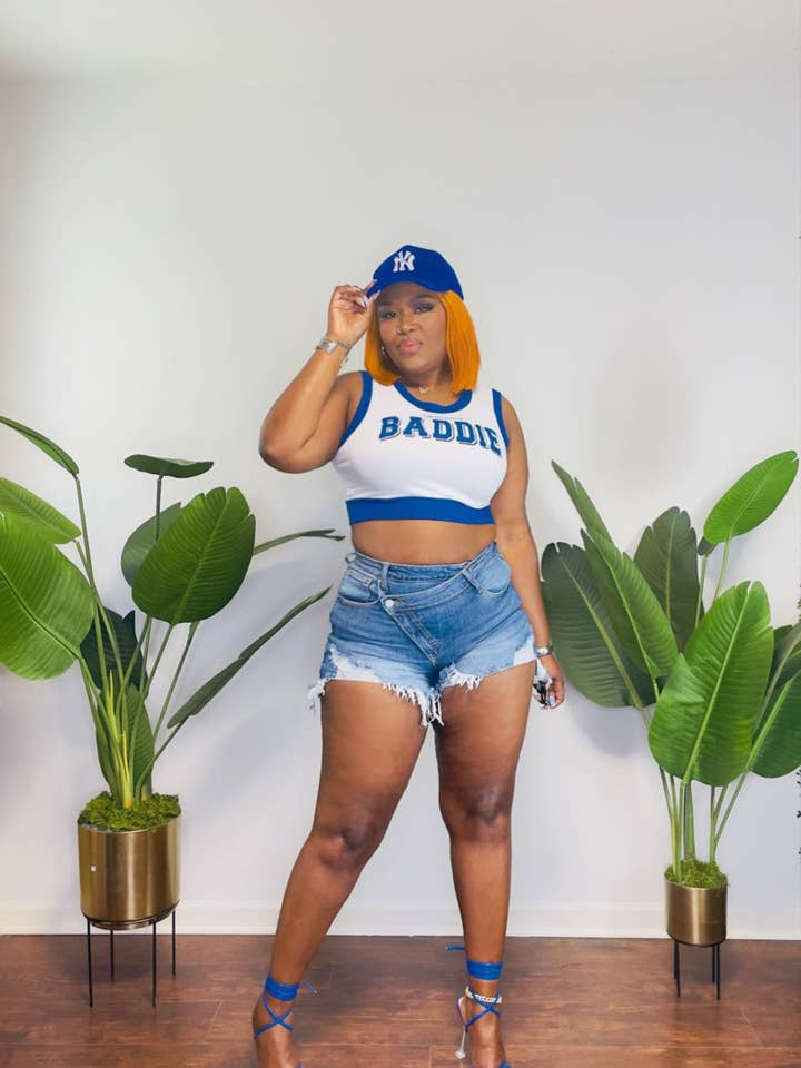 BADDIE Crop Top for engroshandel hos House of Celine