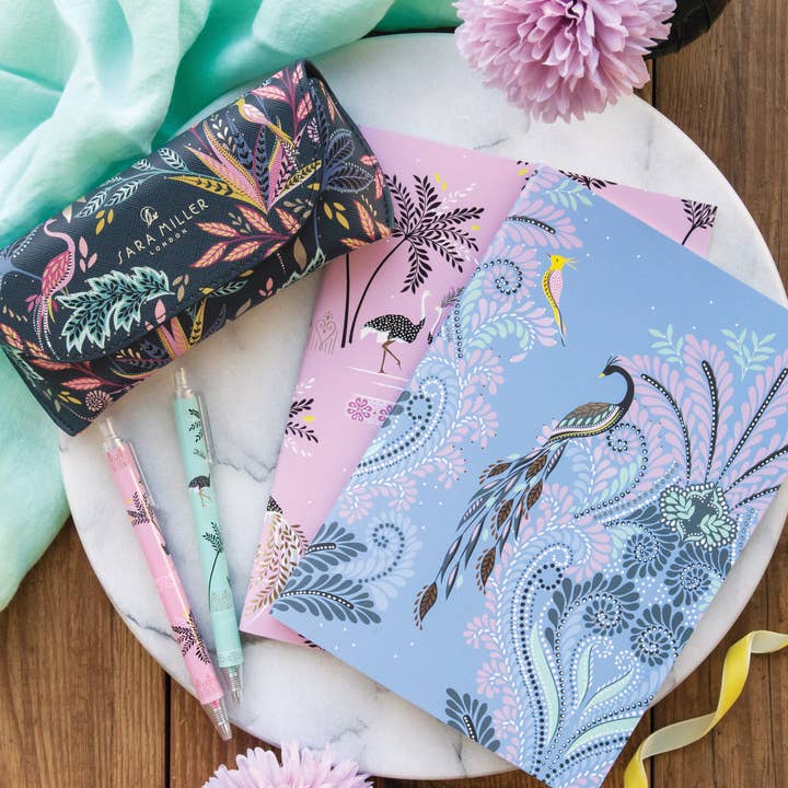 Sara Miller Savannah Set of 2 A5 Notebooks for wholesale by Portico Designs