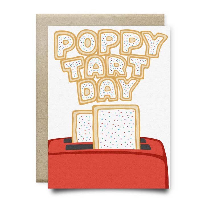Poppy Tart Day voor wholesale door Anvil Cards