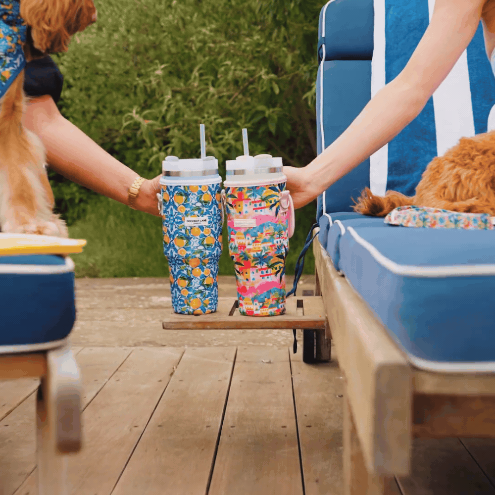 Coconut Lane – Großhandel Thermotasse/-becher – Becher-Tragetasche - Amalfi Lemon6