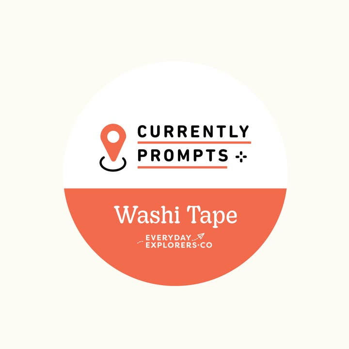 Currently Prompts - 15mm Washi Tape for wholesale by Everyday Explorers Co.