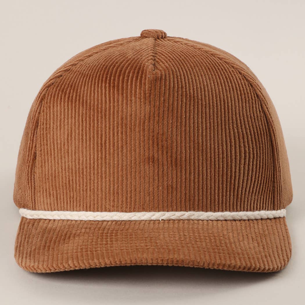 Fashion City – Engroshandel Trucker hat - Dame – Enfarvet fløjl 5-panel snor trucker kasket7