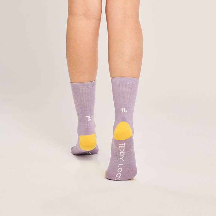 Calcetines acanalados reciclados, 2 unidades para venta al por mayor de Teddy Locks