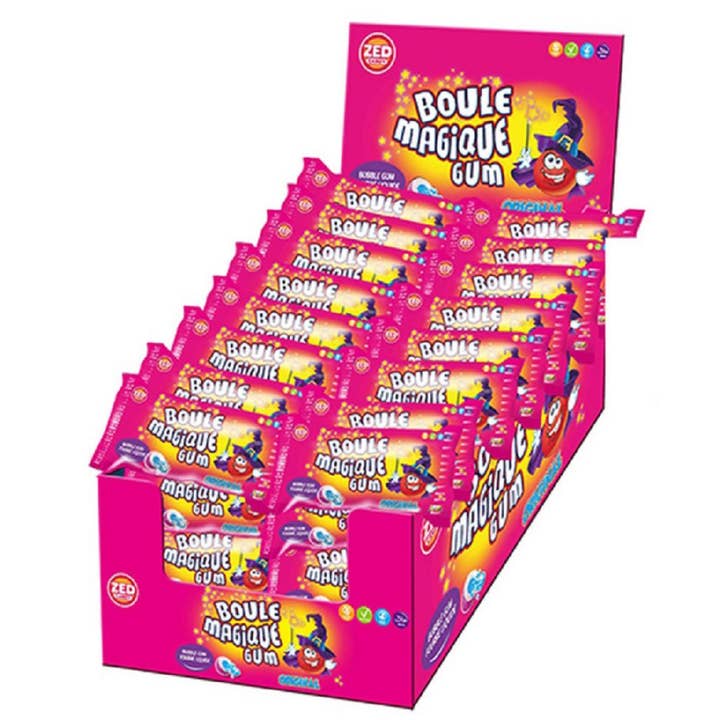123bonbon – wholesale Tuggummi – Magiska bollar - röd fruktsmak