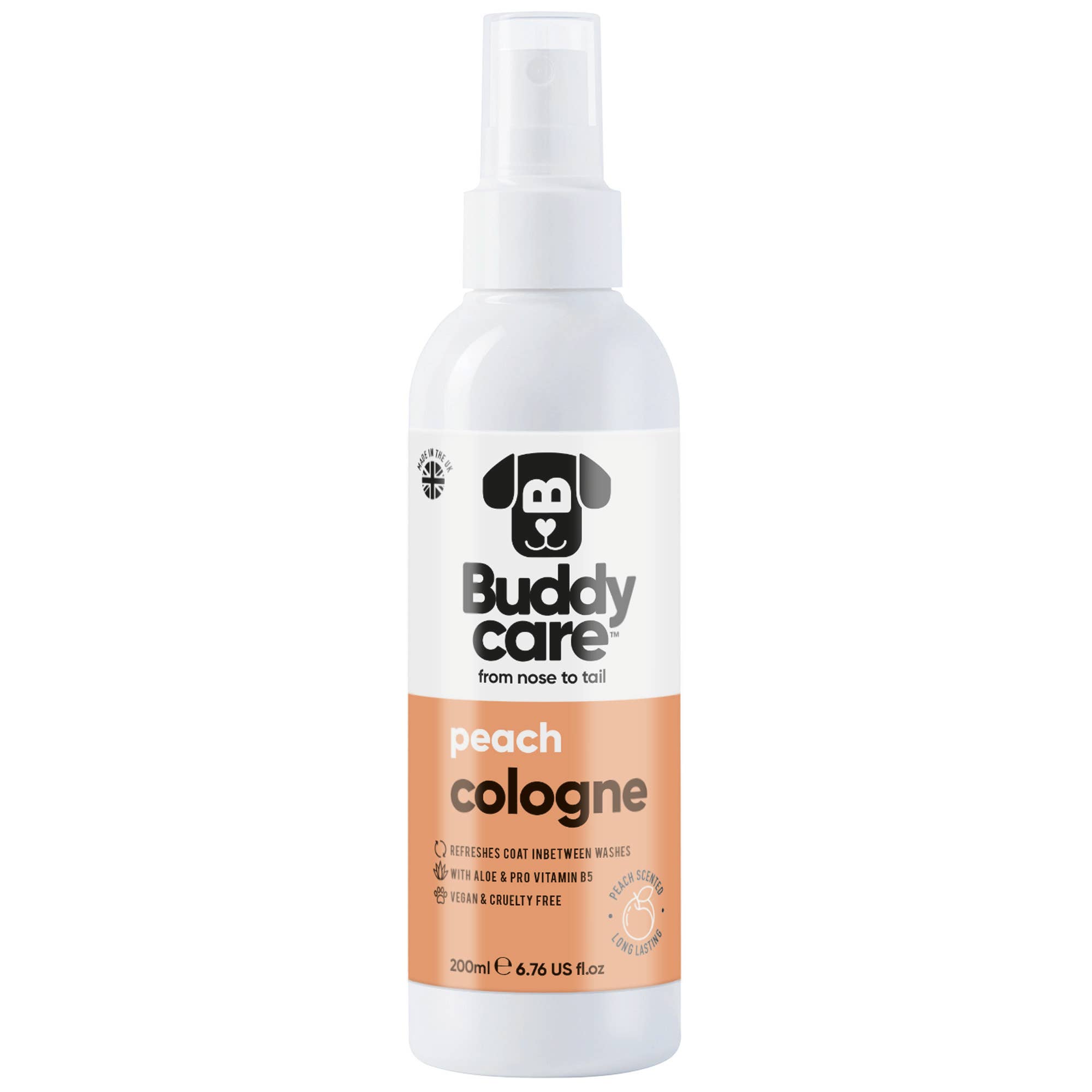 Buddycare - Wholesale Pet Spray - Dog - Dog Cologne - Peach - 6.76 fl oz0