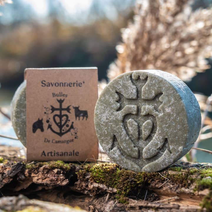 Handmade Solid Shampoo The Special Green Clay for wholesale by Bulles De Camargue