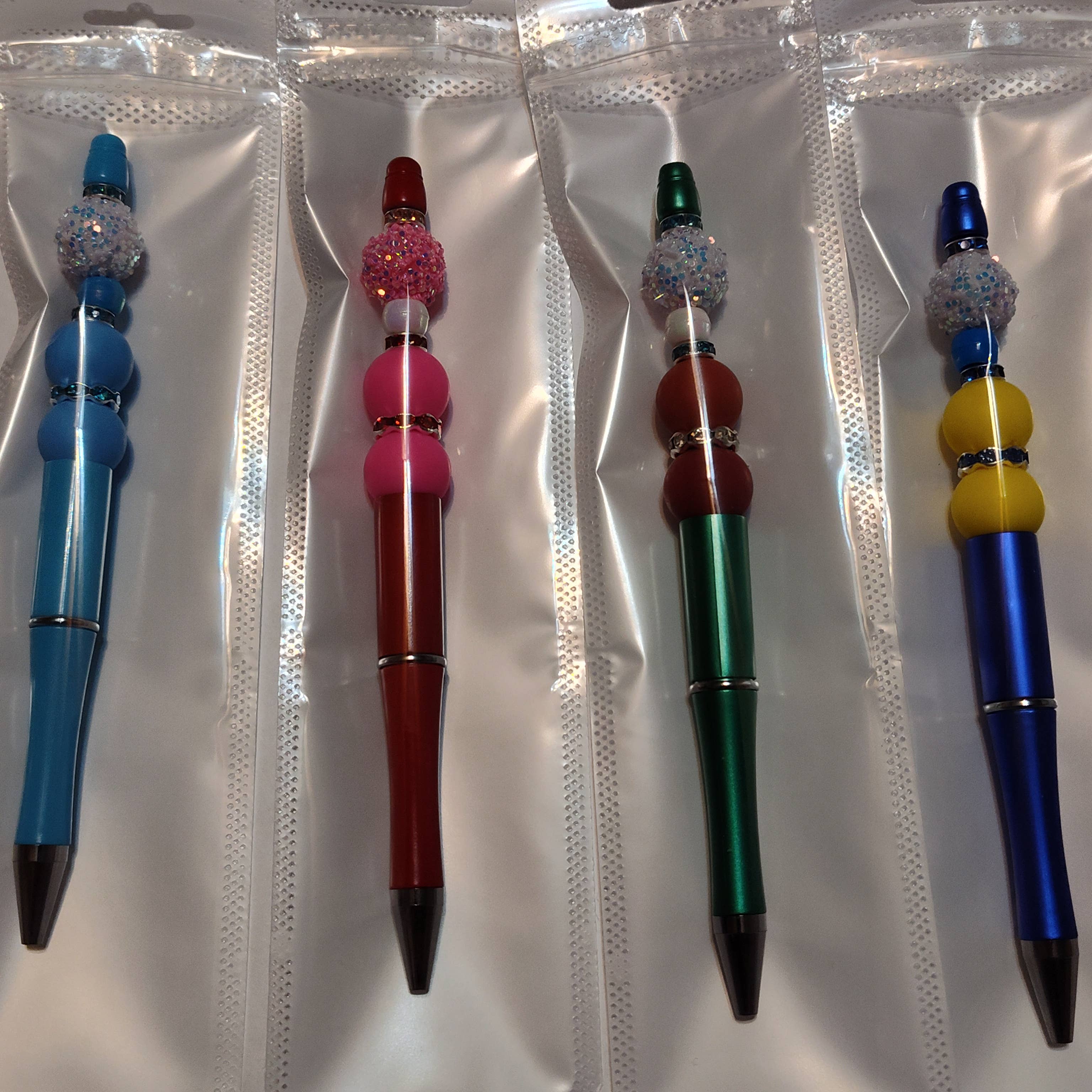 Clover Garden Crafts - Wholesale Pen - Beaded Pen with A Sparkling Eye-catching Focal Bead4