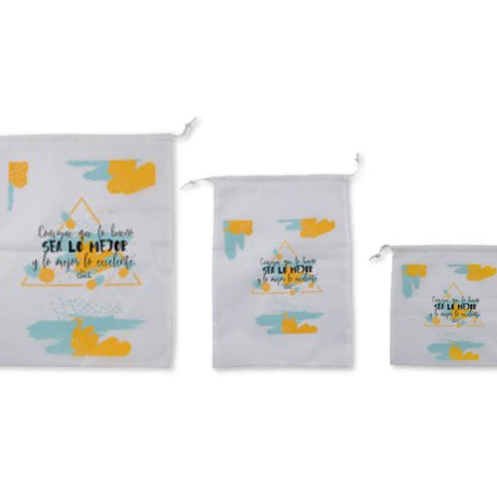 SET 3 MEHRZWECKBEUTEL 'ANANAS' für den Großhandel von Aktual / Dekora Import S.A