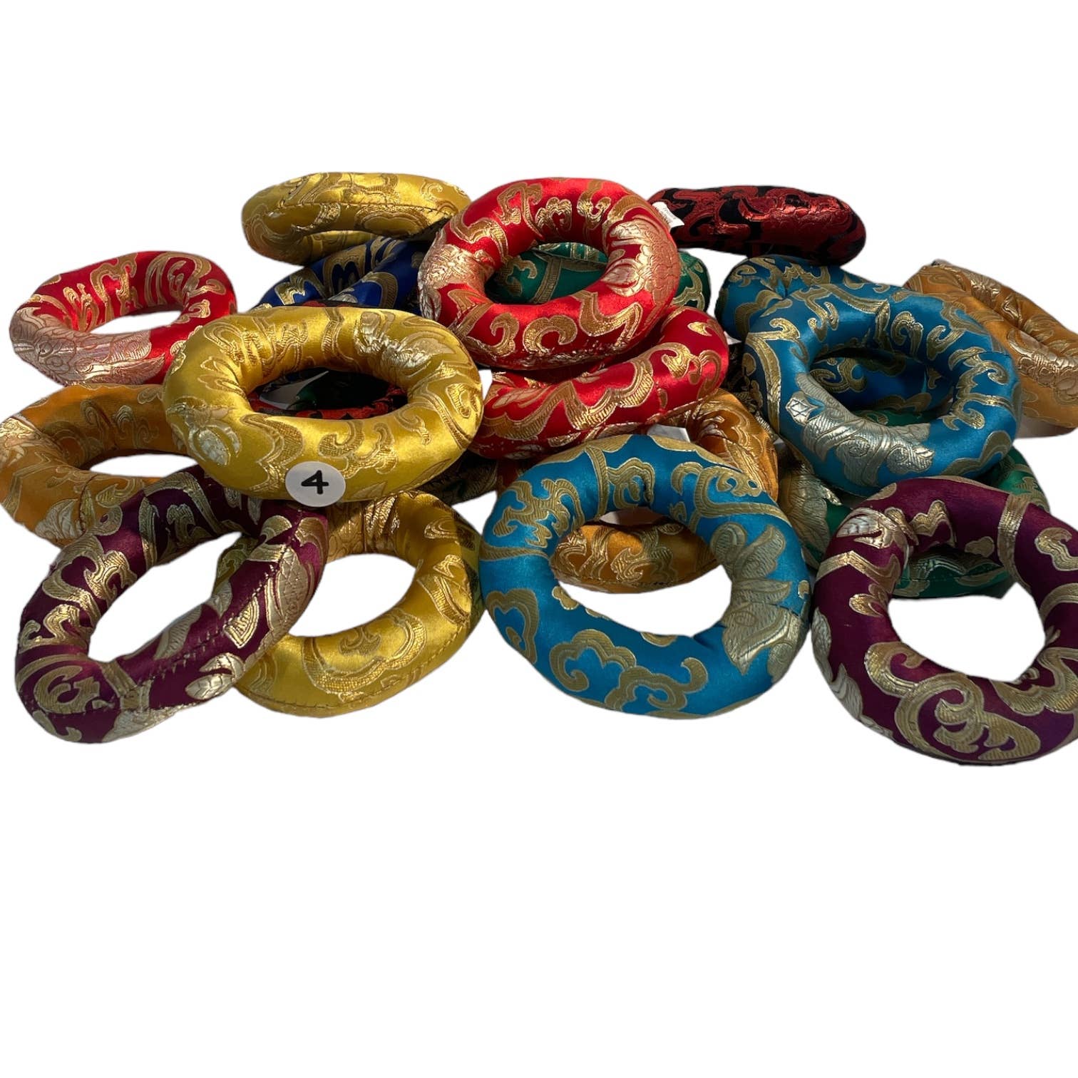 Tenzing Collections - Wholesale Meditation Supplies - Assorted singing bowls Ring Cushion Pillow, Ring Pillow 3