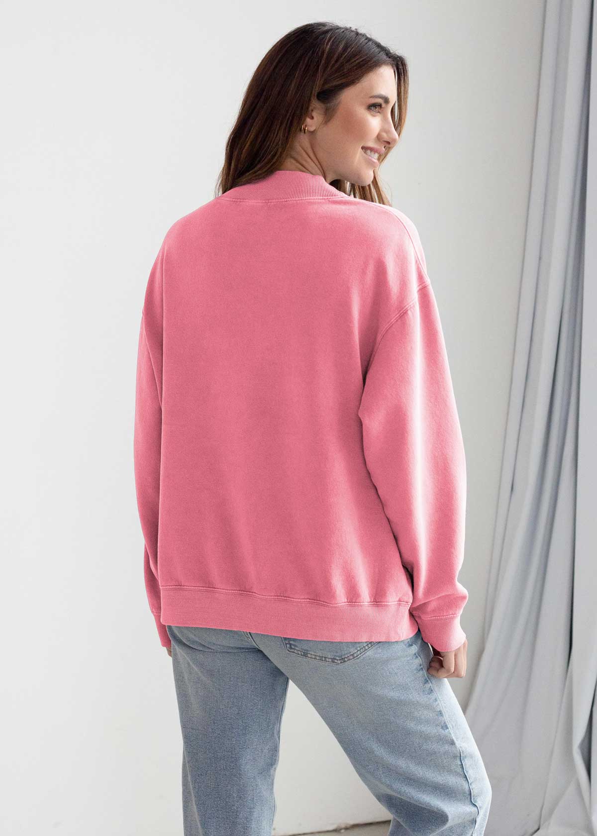 chicka-d - Wholesale Sweatshirt - Women's - Nantucket Mock-Neck, All Colors6