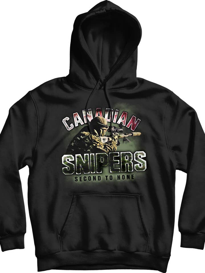 Canadian Snipers Second To None Hoodie for wholesale by Canada for Victory