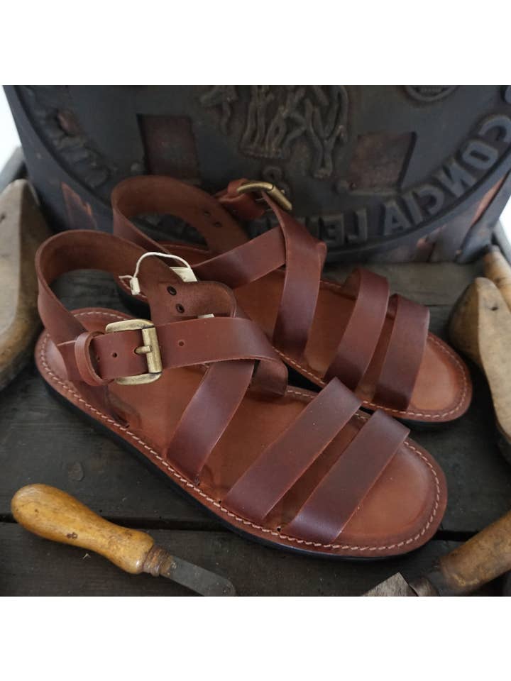 Mario Doni - Wholesale Sandals - Men's - Mario Doni Men's Handmade Leather Sandals2