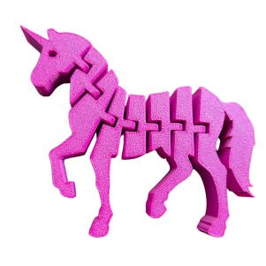 Wholesale 3d Models - Wholesale Decorative Figurine - Unicorn Flat Flexi