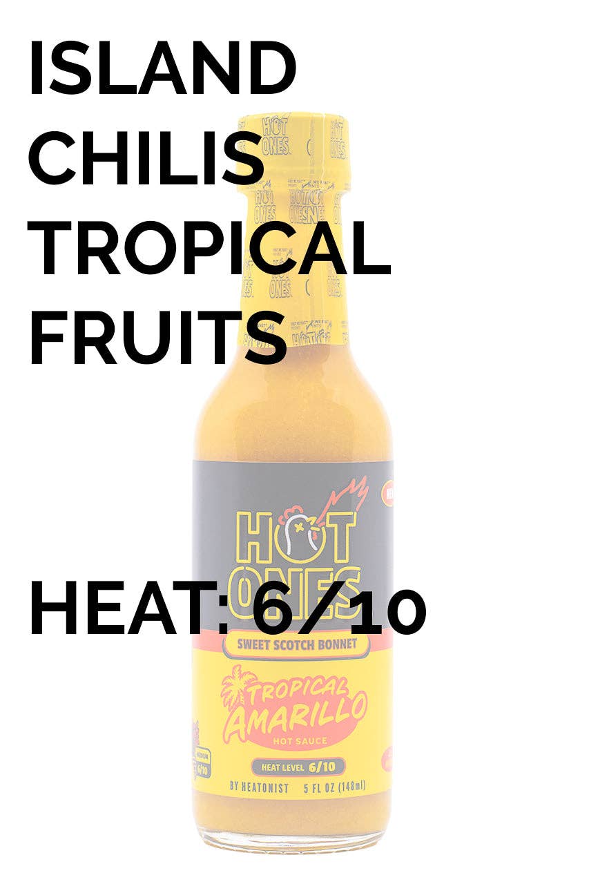 Heatonist - Wholesale Hot Sauce - Tropical Amarillo | Hot Ones Hot Sauce1