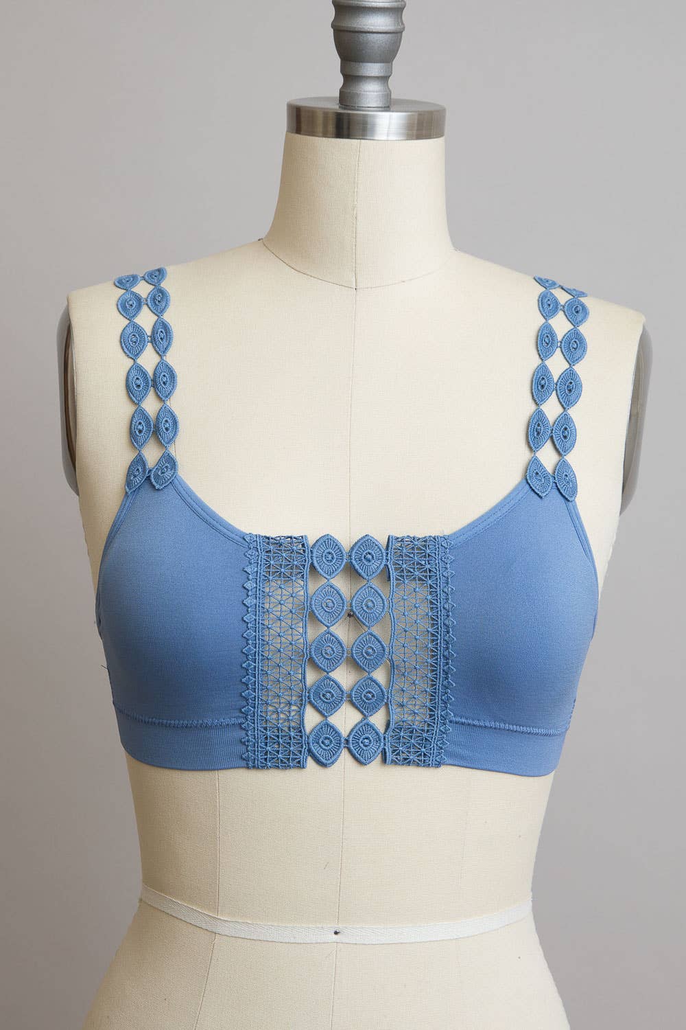 Leto Accessories - Wholesale Bralette - Women's - Boho Eye Lace Applique Bralette – Perfect for Boutiques 🌸6