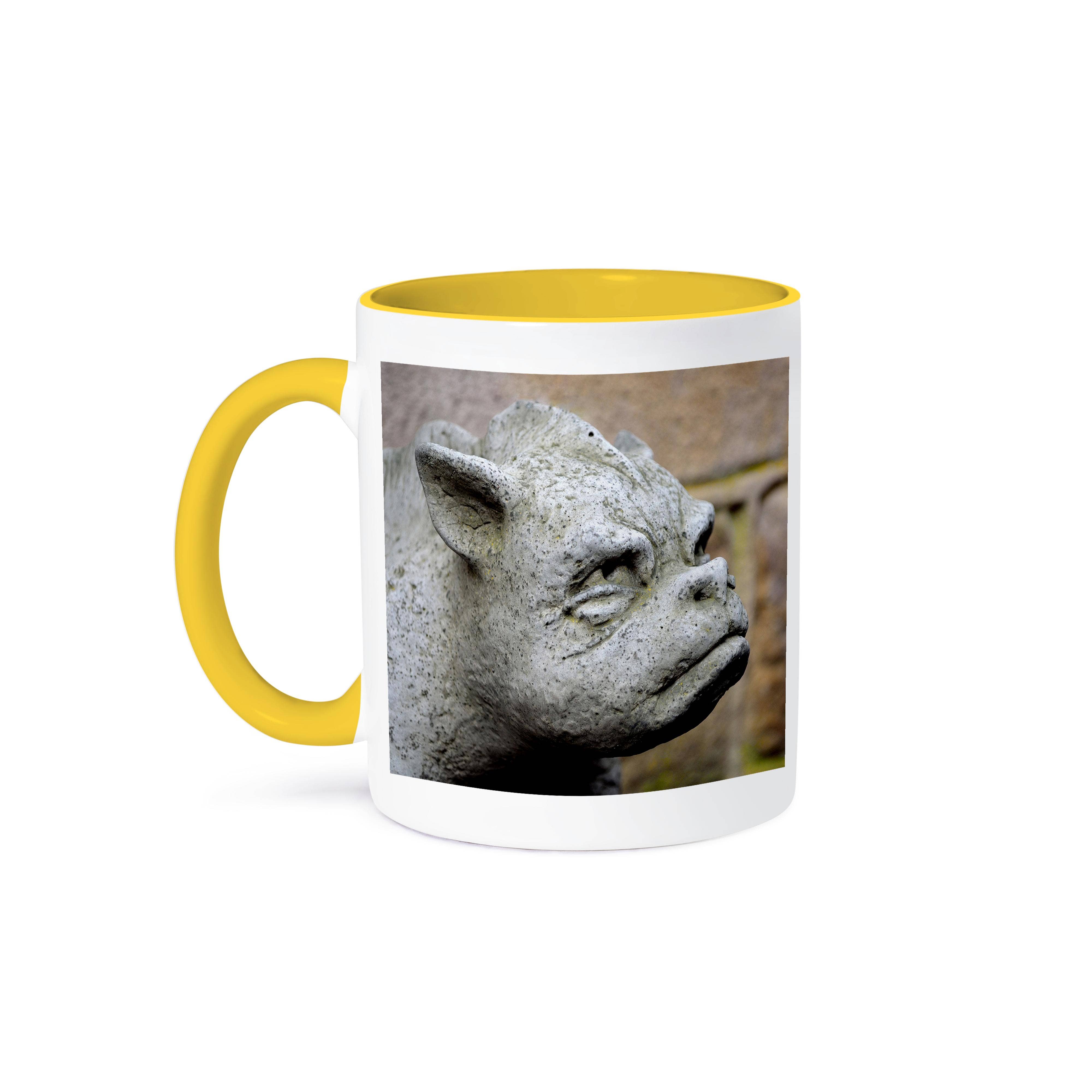3dRose - Wholesale Coffee Mug - 3dRose, Side View of a Gargoyle, Mug0