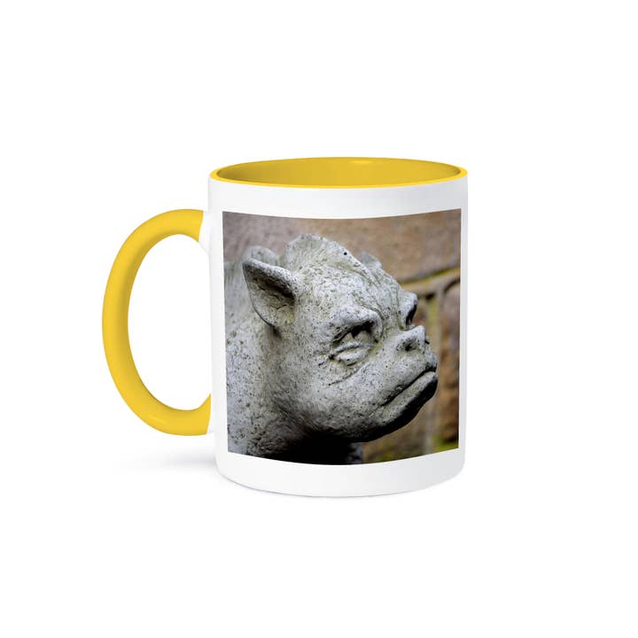 3dRose - Wholesale Coffee Mug - 3dRose, Side View of a Gargoyle, Mug