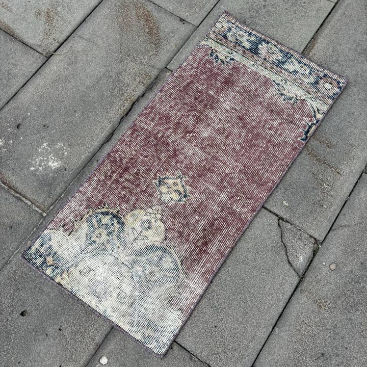 The Loom Wholesale – wholesale Matta – Vintage turkiska anatoliska Oushak-ullmattor 1,3x2,8 fot2