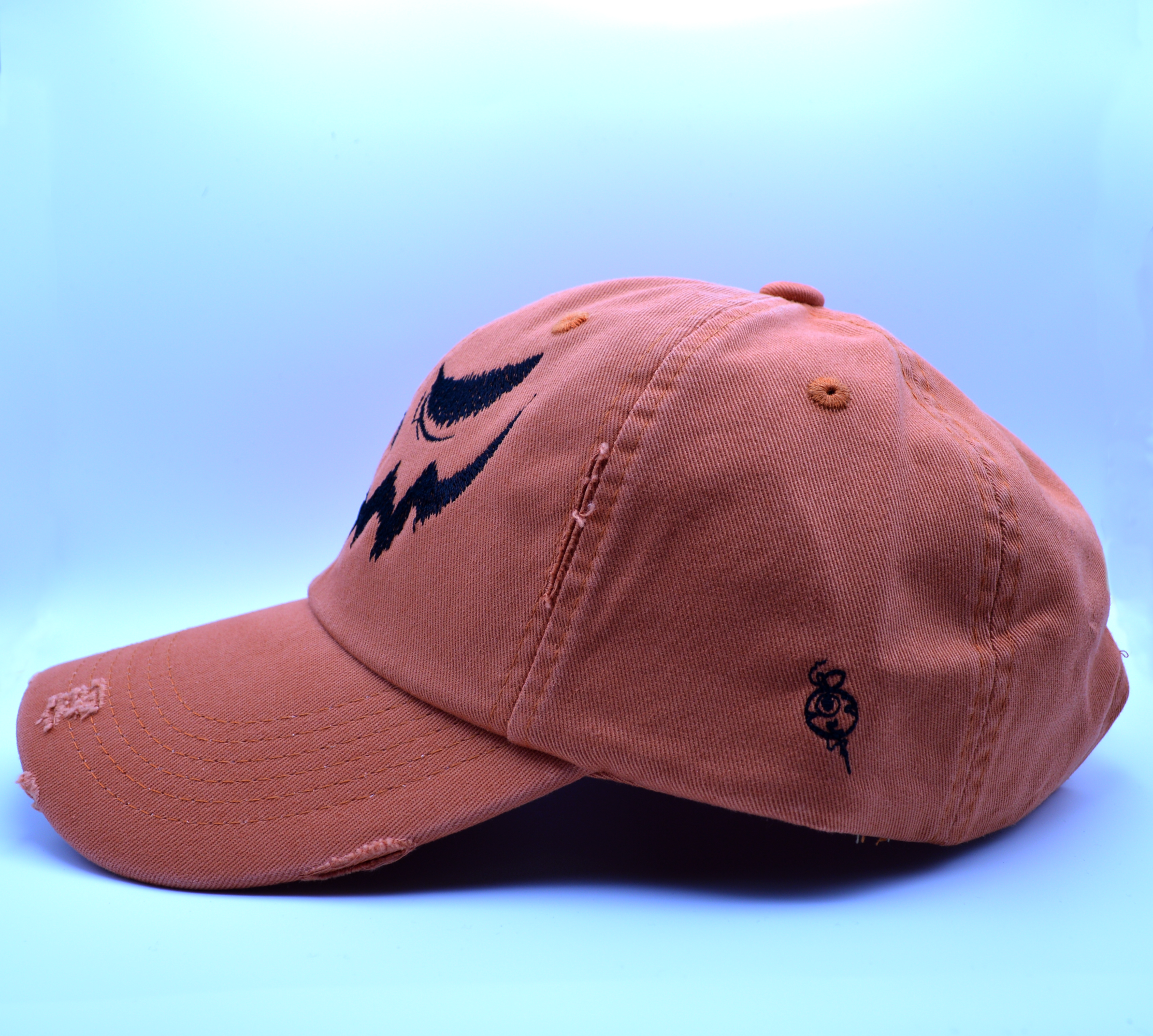 Thread By Dawn - Wholesale Baseball Cap - Unisex - Jack O' Lantern Embroidered Baseball Hat1