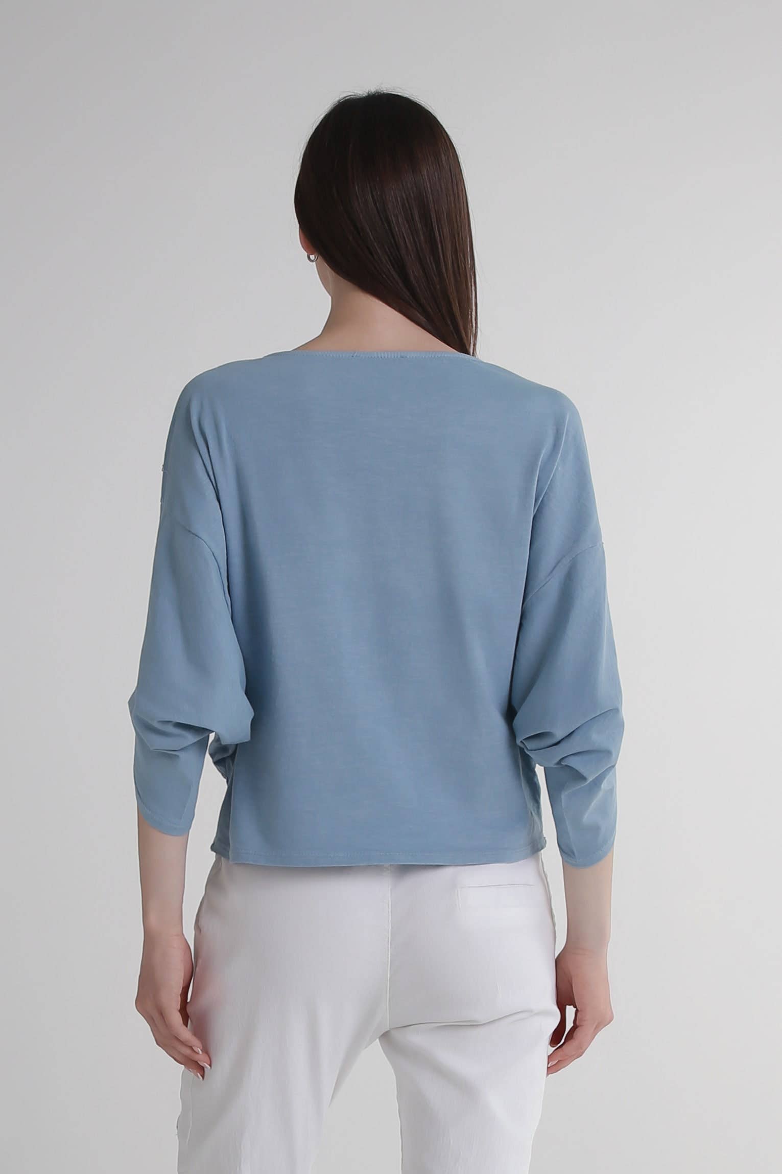 TINA Stephens Italy/Tees By Tina - Wholesale T-Shirt - Women's - Omaria Batwing Crop Top (BSS171)31