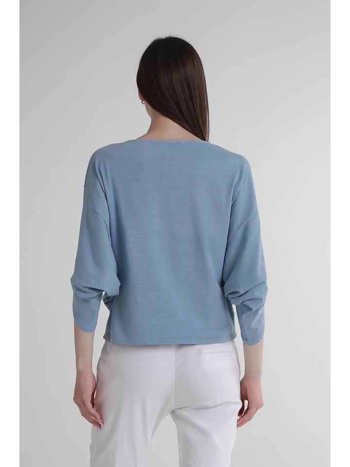 TINA Stephens Italy/Tees By Tina - Wholesale T-Shirt - Women's - Omaria Batwing Crop Top (BSS171)31