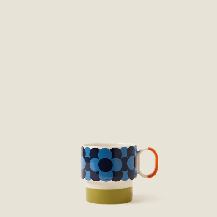Mug Retro Stripe vert – ORLA KIELY pour la vente par Orla Kiely
