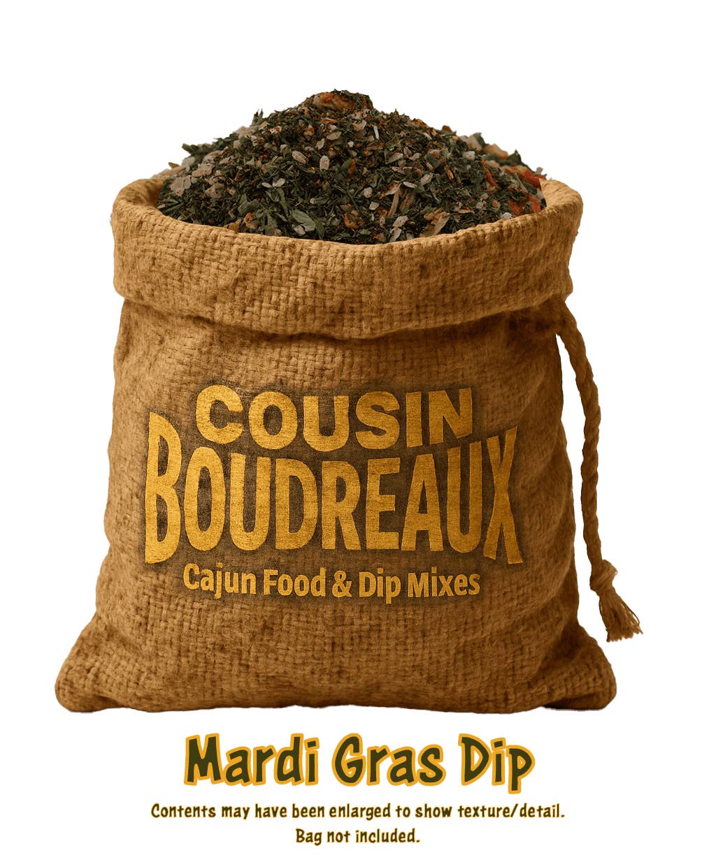 Cousin Boudreaux's Cajun Foods - Wholesale Dip - Cousin Boudreaux's Mardi Gras Dip