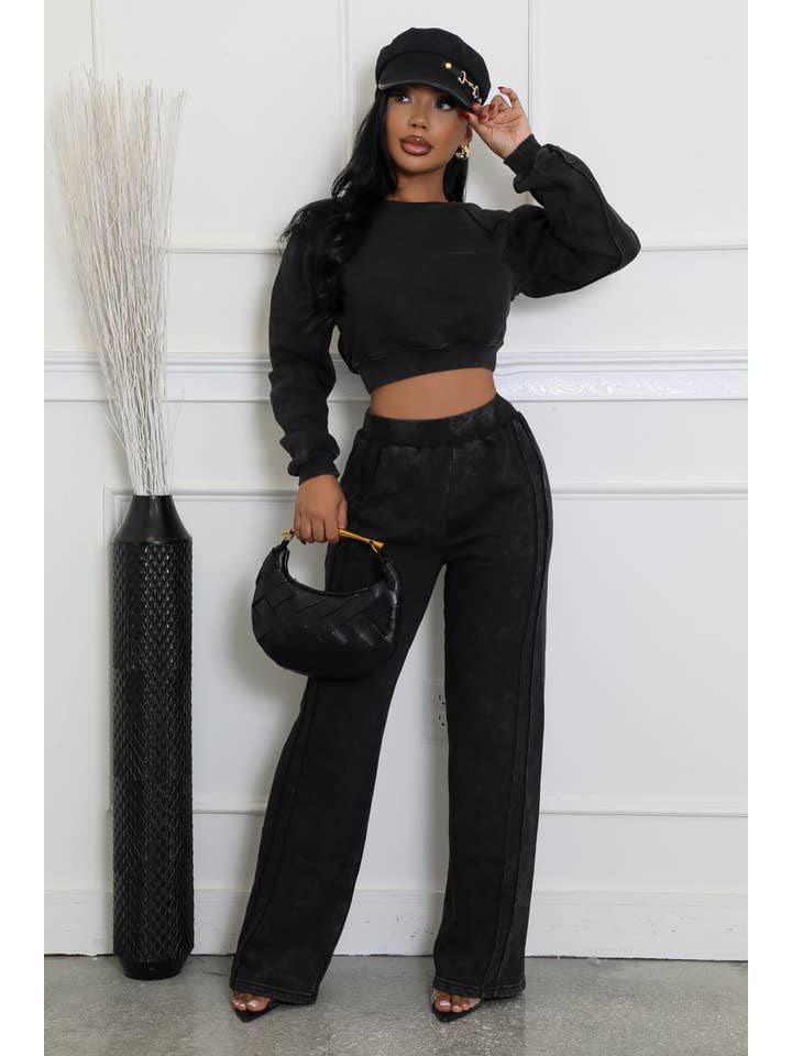 5besties inc - Wholesale Lounge Set - Women's - MINERAL WASH SWEATSHIRTS SET7