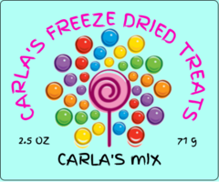 CARLA'S FREEZE DRIED TREATS LLC. - Wholesale Hard Candy - Freeze Dried Carla's Mix1