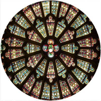 Slipmat 12"/ 7" för skivspelare - målat glas 5 för wholesale av Phatmatz