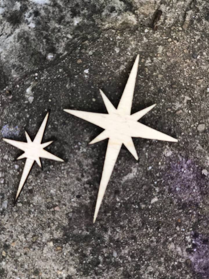 Mid-Century Modern Wood Starburst for wholesale by Dash Ten Works