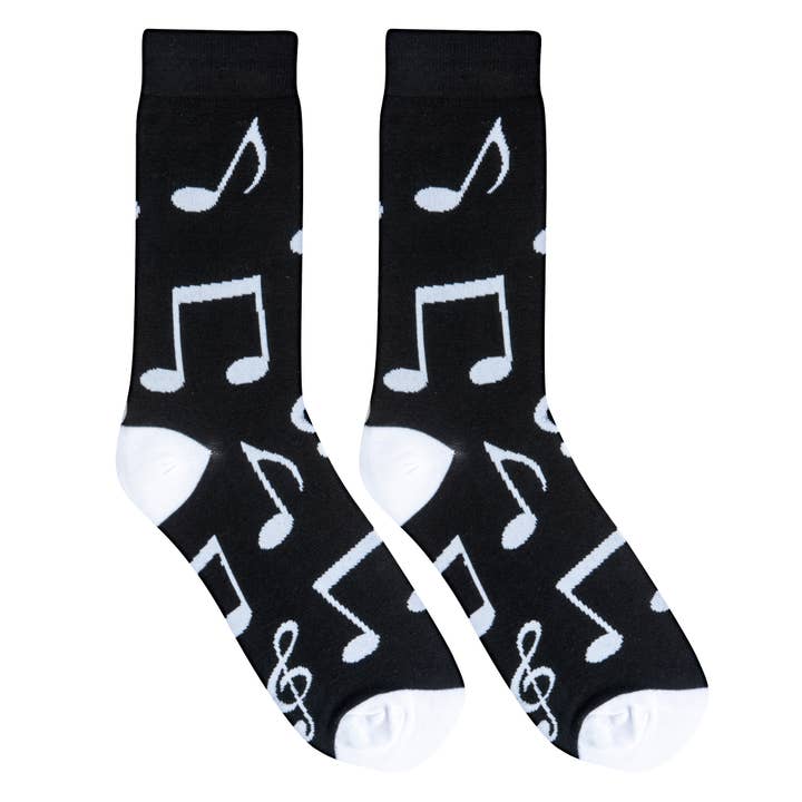 Crazy Socks - Wholesale Socks - Men's - Crazy Socks - Mens Crew - Music Notes5