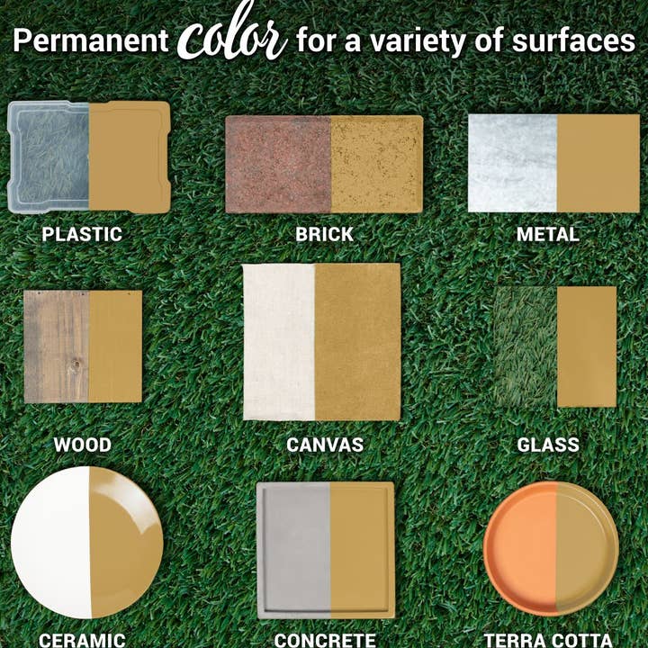 Ilovetocreate - Wholesale Paint Set - COLORSHOT Metallic Spray Paint Treasure Chest (Dark Gold) 9 oz.4