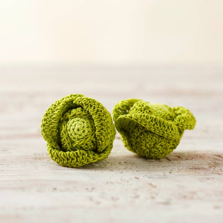 Crochet brussels sprouts Crochet food Pretend Play for wholesale by Crochet Pumpkin
